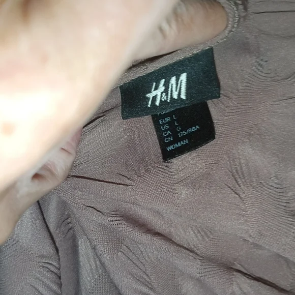 Taupe Mesh Bodycon Dress — H&M - Picture 2 of 7